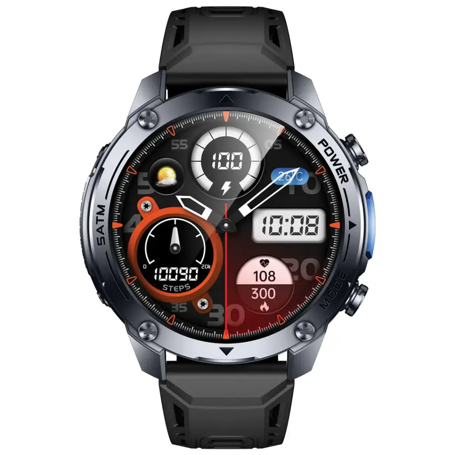 Green Lion Vision GPS Smart Watch - Black