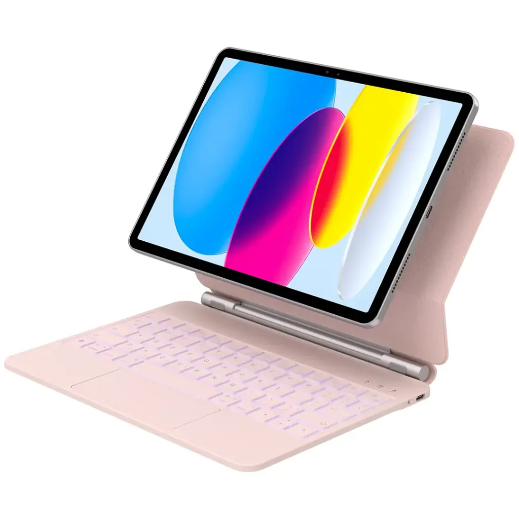 Green Lion Wireless Magic Keyboard Case for iPad 10th Gen, 11" A16 (2025) - Pink