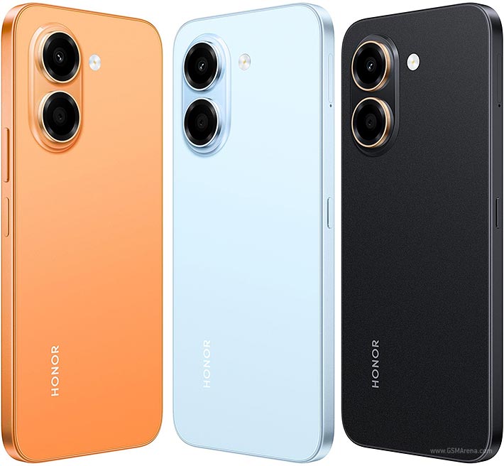 Honor X7e - Black, Blue and Orange