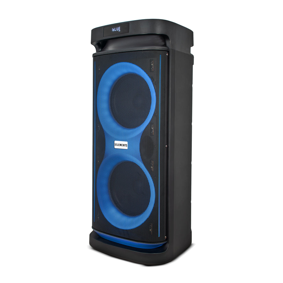 KB Elements EA105KB - 150W Karaoke Speaker with Dual 10" Subwoofers & Trolley