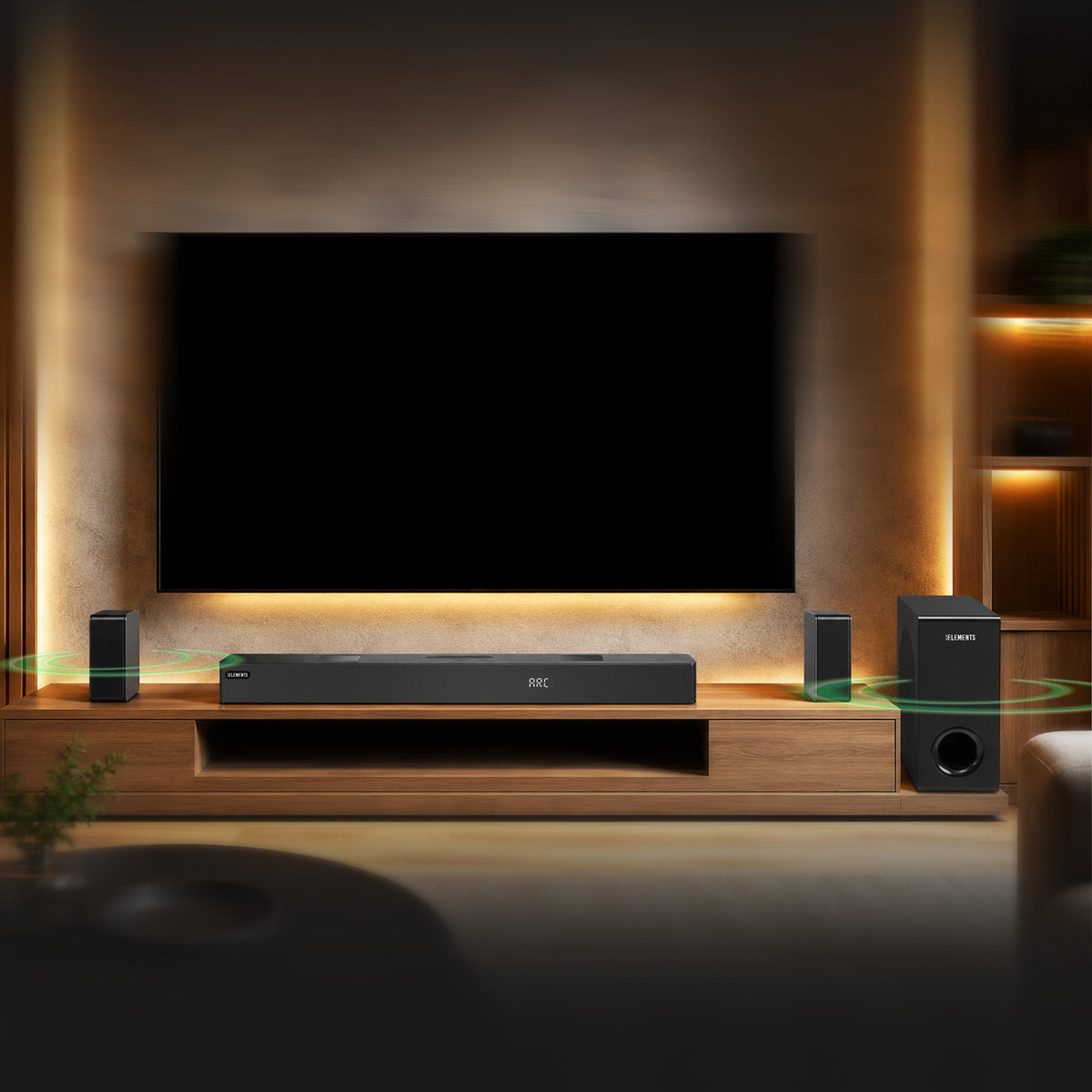 KB Elements EA407WS - 5.1.2 Wireless Home Theater System, 470W, Dolby Atmos