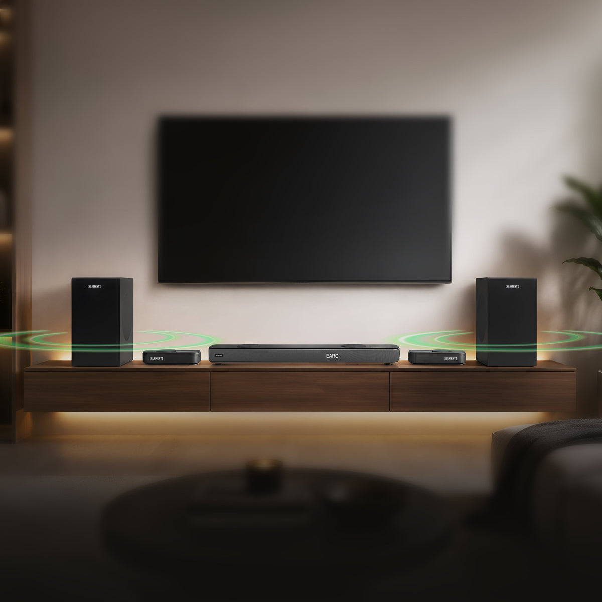 KB Elements EA408WS - 5.2.4 Wireless Home Theater System, 530W, Dolby Atmos