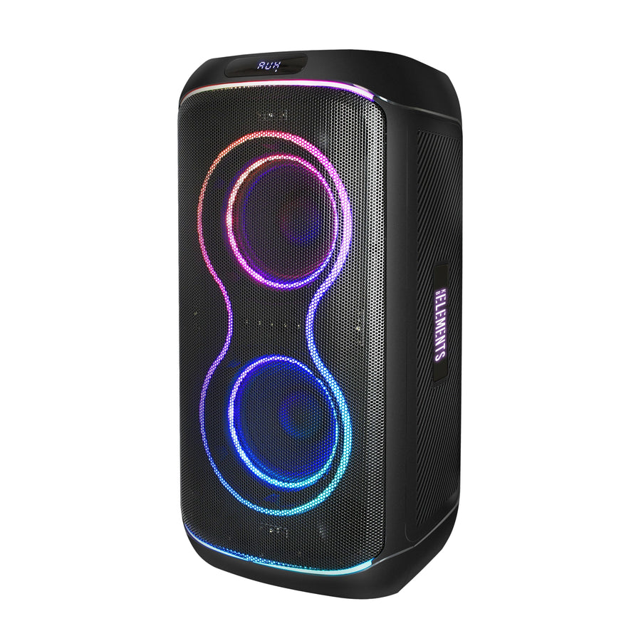 KB Elements Elite EA103 - 100W Karaoke Speaker with Dual 6" Subwoofers - Black