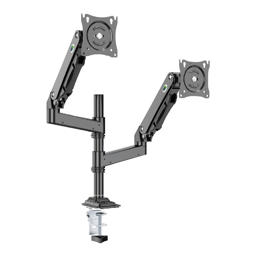 Kaloc DH200B Dual Monitor Arm with Gas Spring Technology (17"–35")
