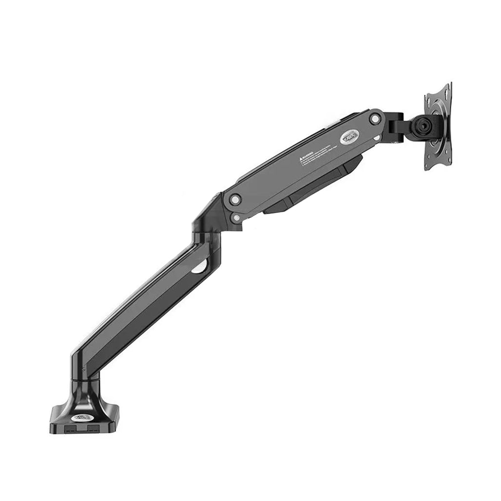Kaloc DS110B Single Monitor Arm with Gas Spring & USB (17"–35") view 1