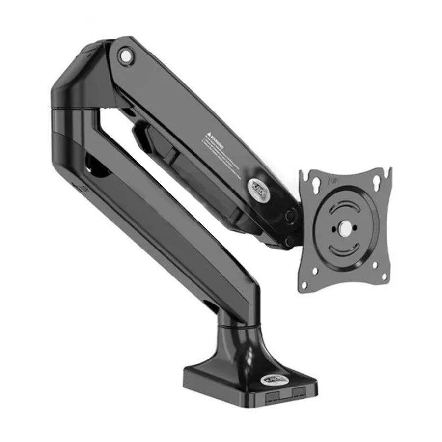 Kaloc DS110B Single Monitor Arm with Gas Spring & USB (17"–35")
