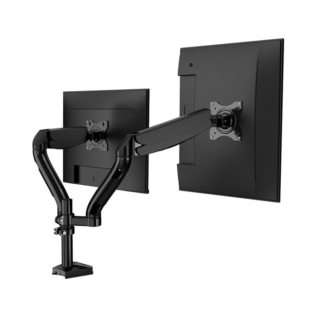 Kaloc DS90-2 Dual Monitor Arm with Internal Gas Spring (17"–32")