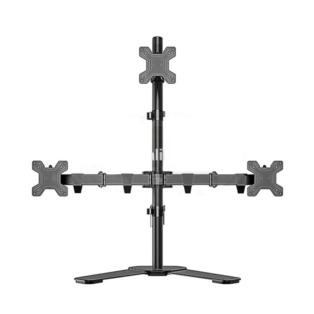 Kaloc DW230T Adjustable Triple Monitor Arm (17"–27")