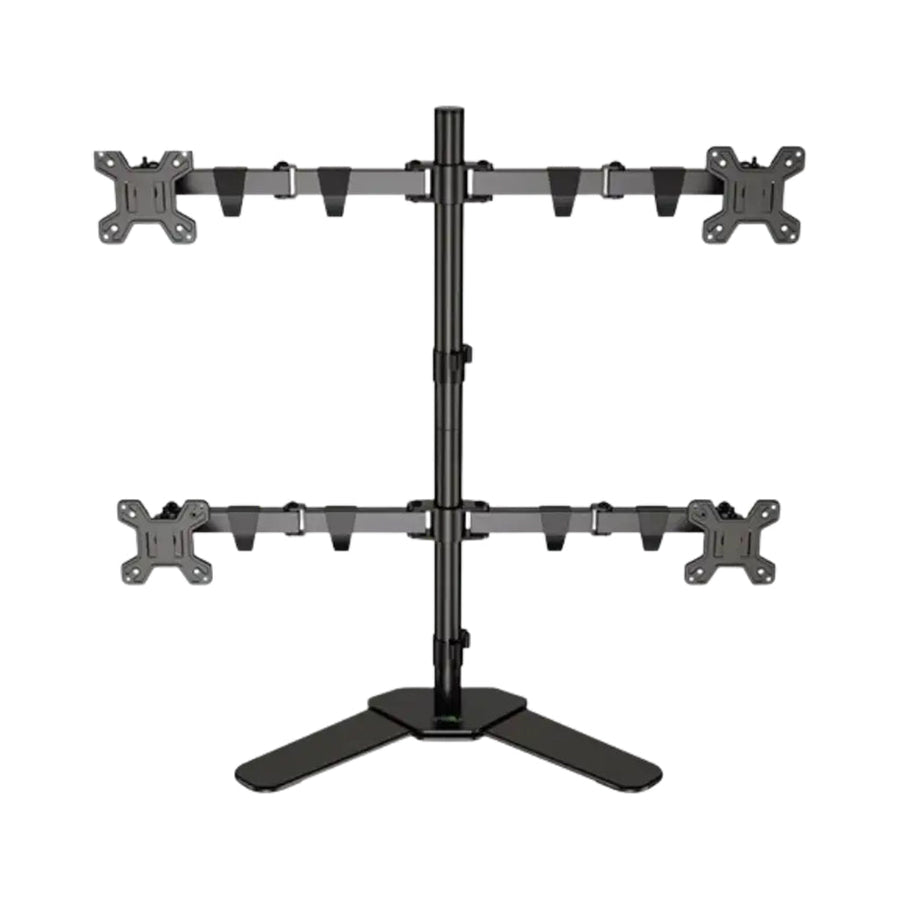 Kaloc DW240T Adjustable Quad Monitor Arm (17"–27")