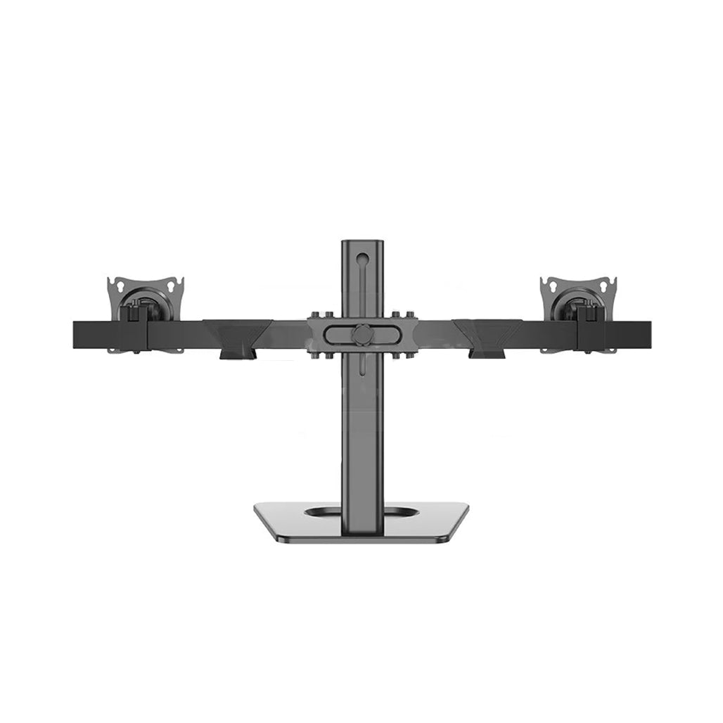 Kaloc DZ220T Dual Monitor Desk Arm – Horizontal Stand (17"–27") view 1