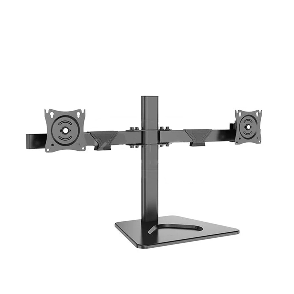 Kaloc DZ220T Dual Monitor Desk Arm – Horizontal Stand (17"–27")