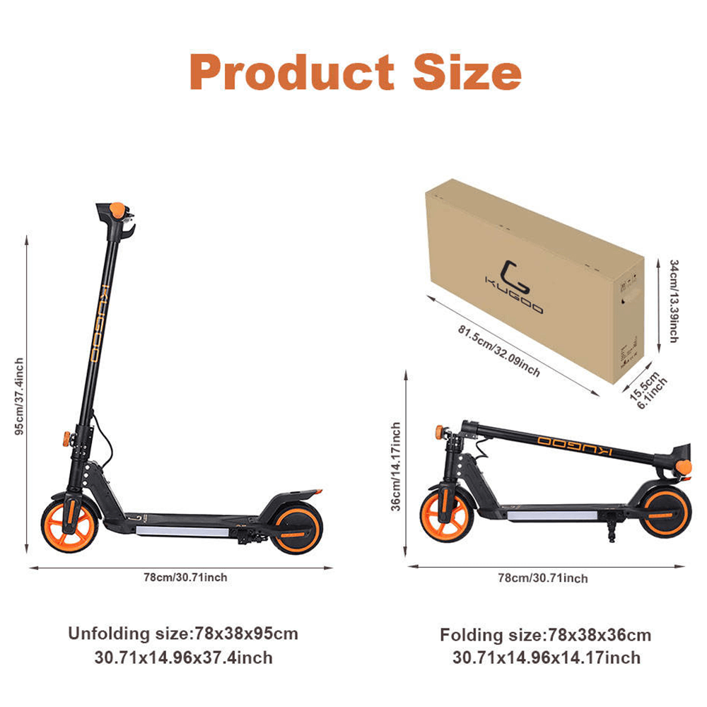 Kugoo A2 Kids Electric Scooter - RGB LED, 150W view 8