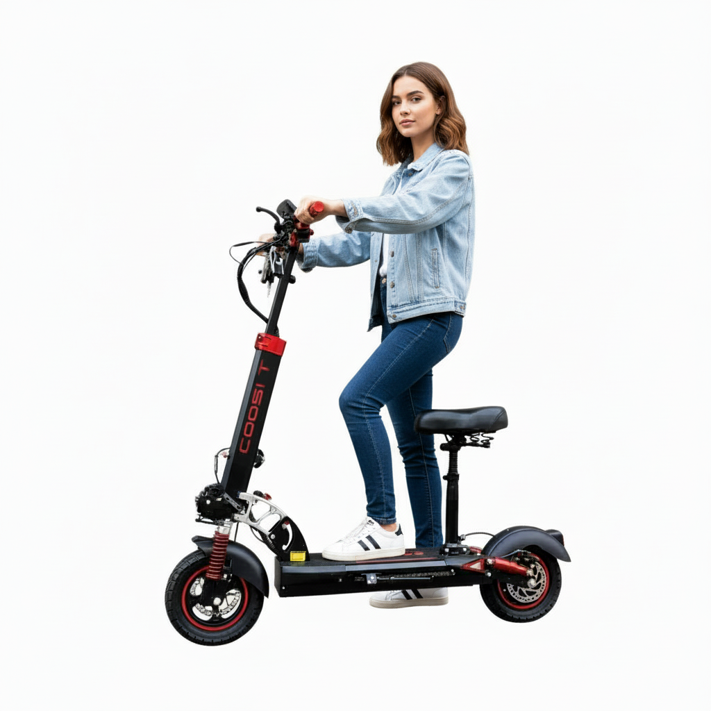 Kugoo D11 pro Seat Foldable Electric Scooter - 2000W, 48V 13Ah view 1