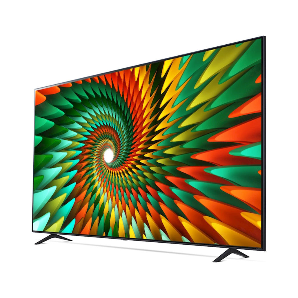 LG NanoCell 75 inch NANO76 4K Smart TV angled view
