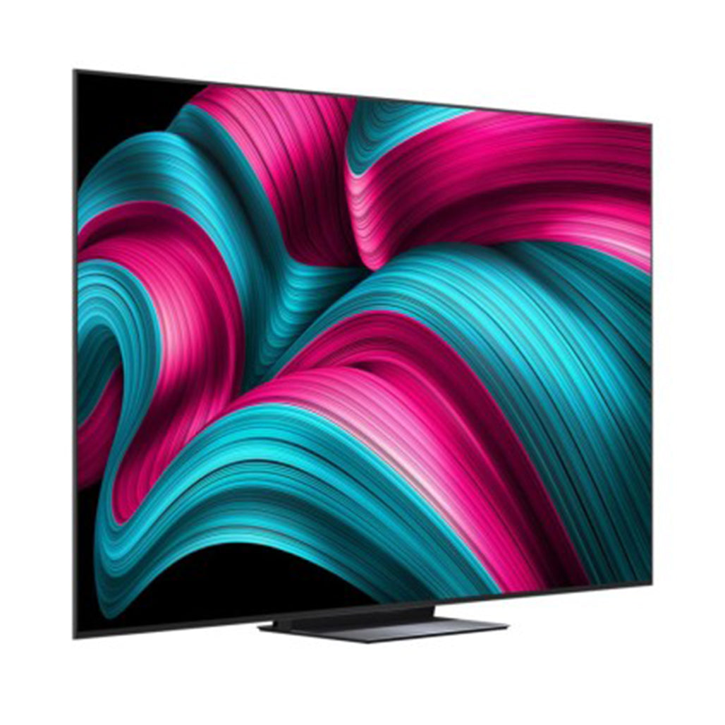 LG OLED evo C5 4K Smart TV angled view