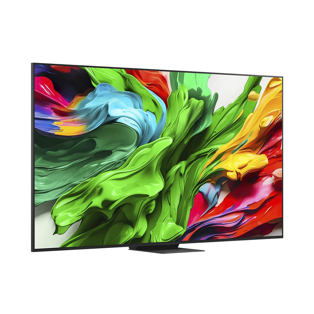 LG QNED evo AI QNED86 MiniLED 4K Smart TV angled view