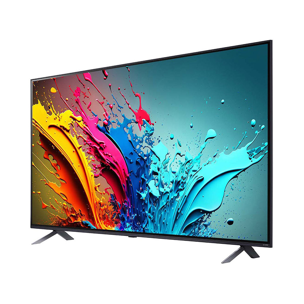 LG QNED86 AI 4K Smart TV angled view