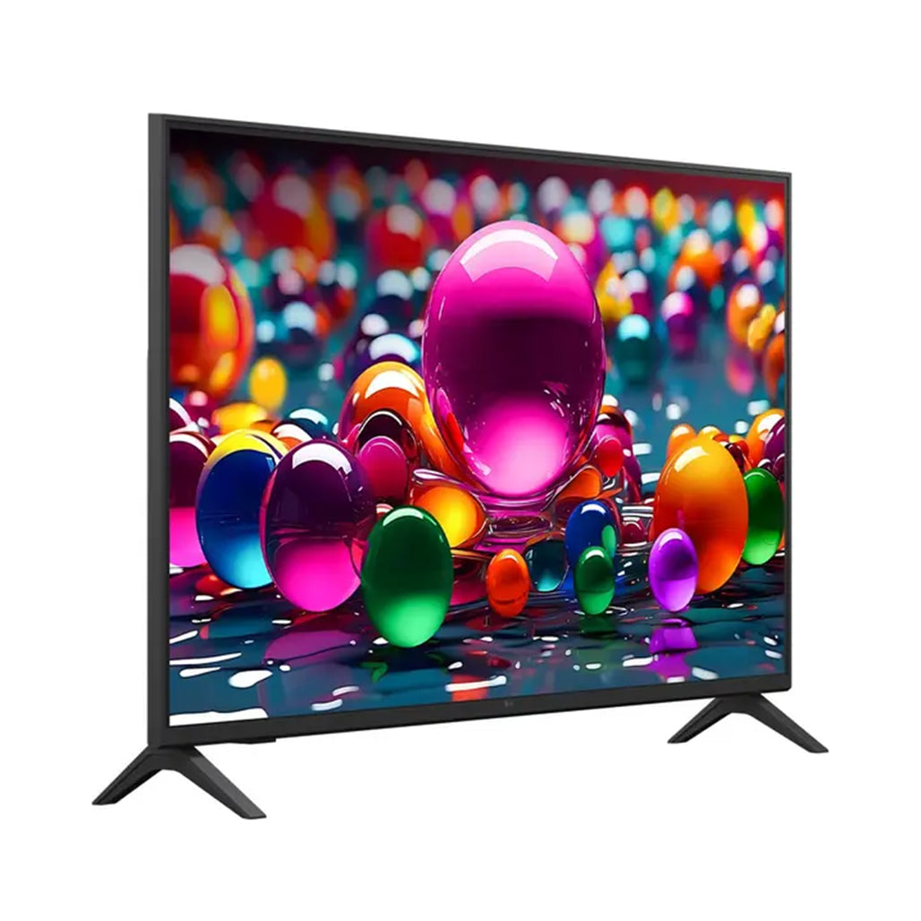 LG UHD AI UA85 4K Smart TV angled view