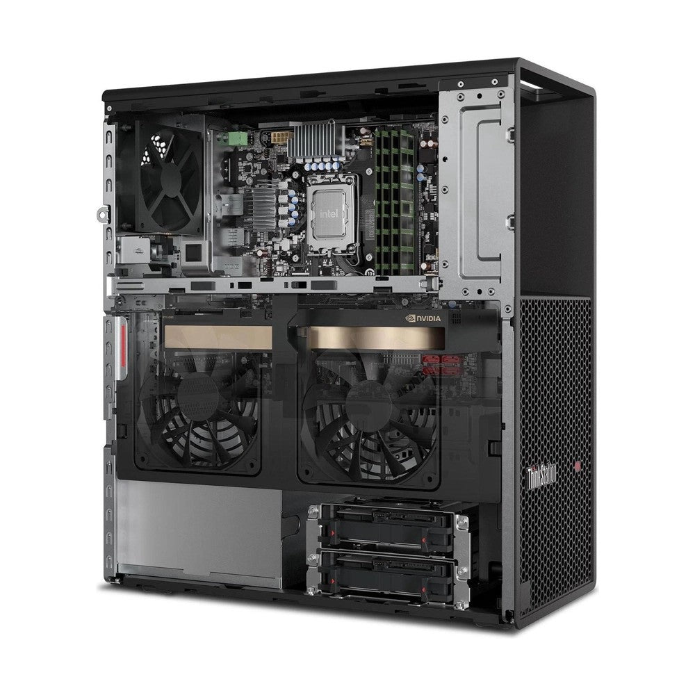 Lenovo ThinkStation P3 Tower Workstation Intel Core i7-14700 vPro NVIDIA RTX A2000 view 3