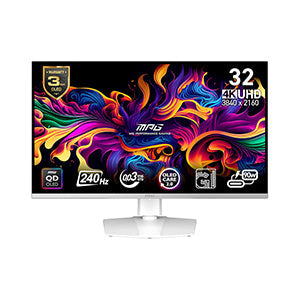 MSI MPG 321URXW QD-OLED 32" 4K UHD 240Hz Gaming Monitor - White