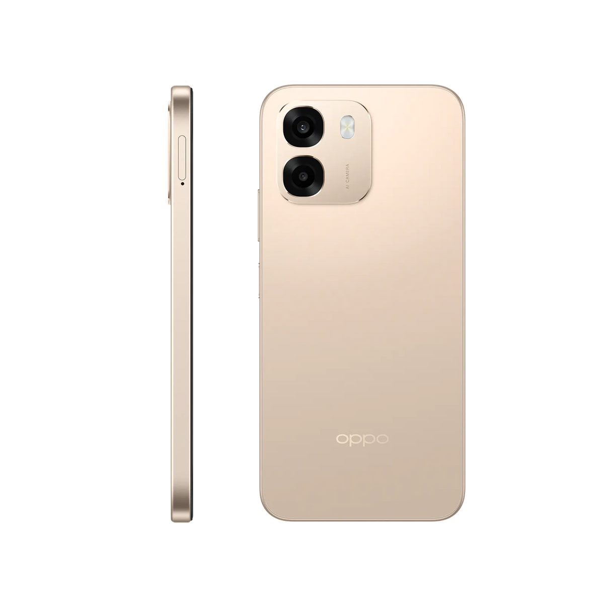 OPPO A6 - Aurora Gold back