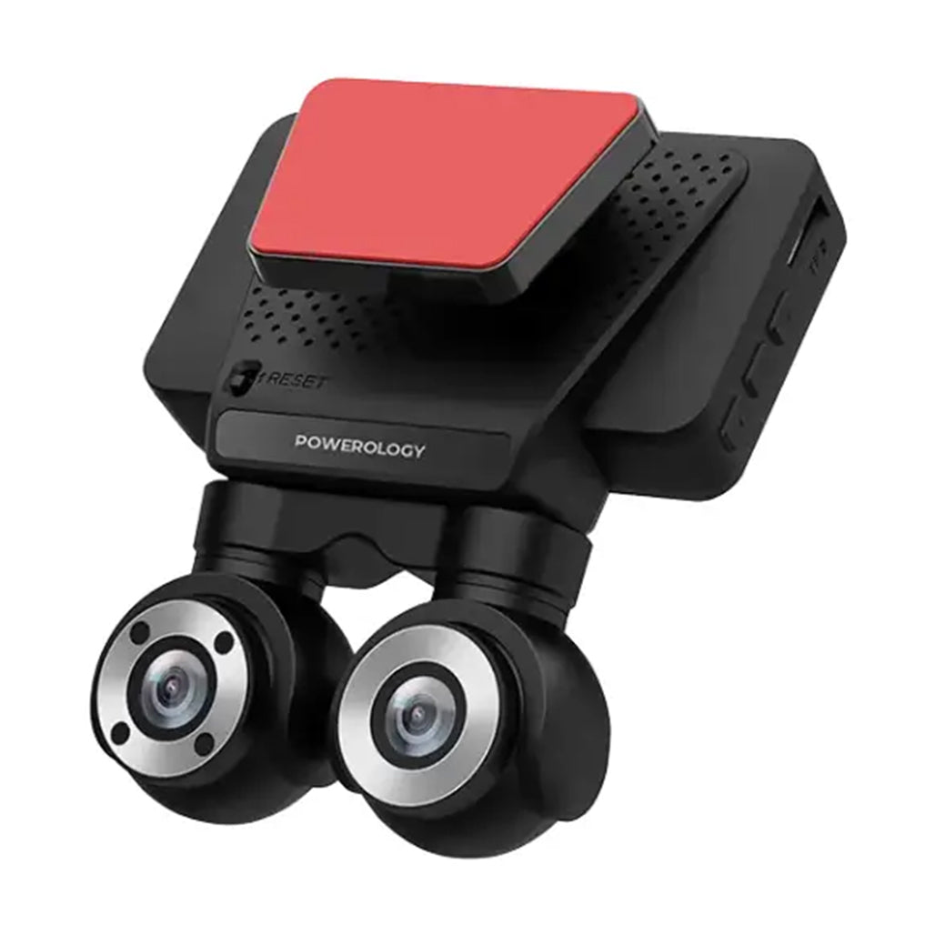 Powerology Dual Lens 4K Dash Camera