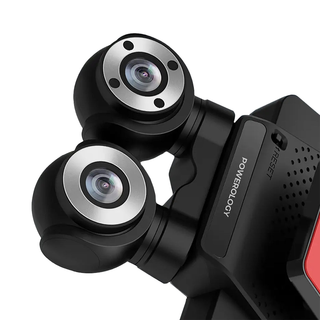 Powerology Dual Lens 4K Dash Camera