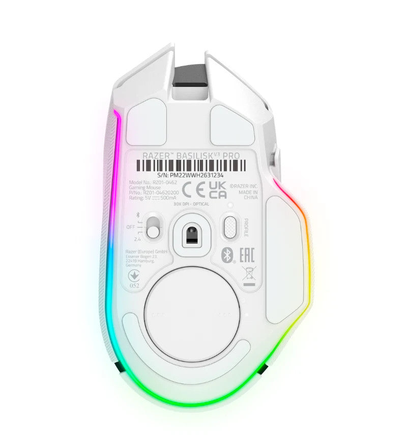 Razer Basilisk V3 Pro 35K Wireless Gaming Mouse - White
