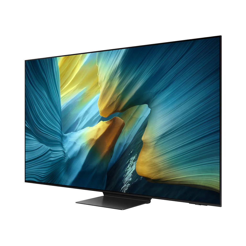 Samsung OLED S95F 4K Vision AI Smart TV angled view
