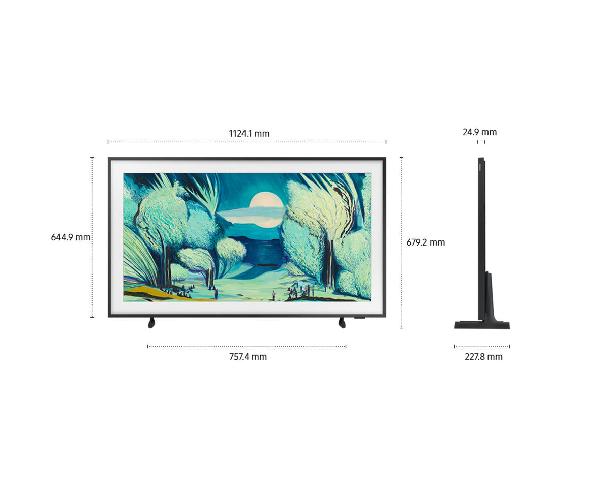 Samsung LS03F The Frame 4K Smart TV bezel detail