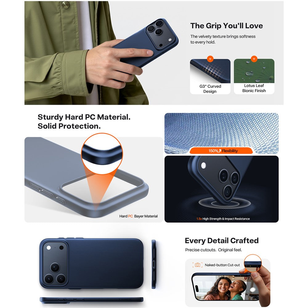 TORRAS OriginFit-Mag Slim Case for iPhone 18 Series