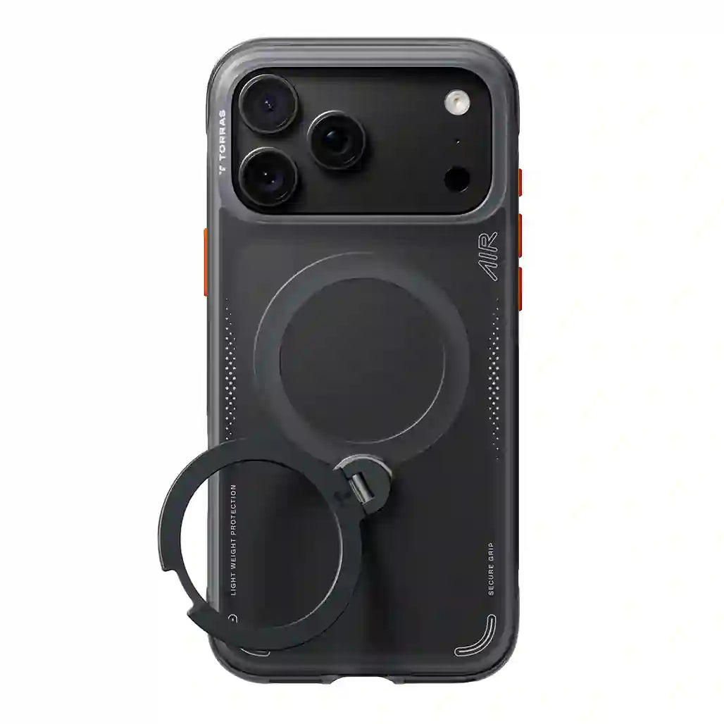 TORRAS Ostand Q3 Air for iPhone 18 Series - Shadow Black