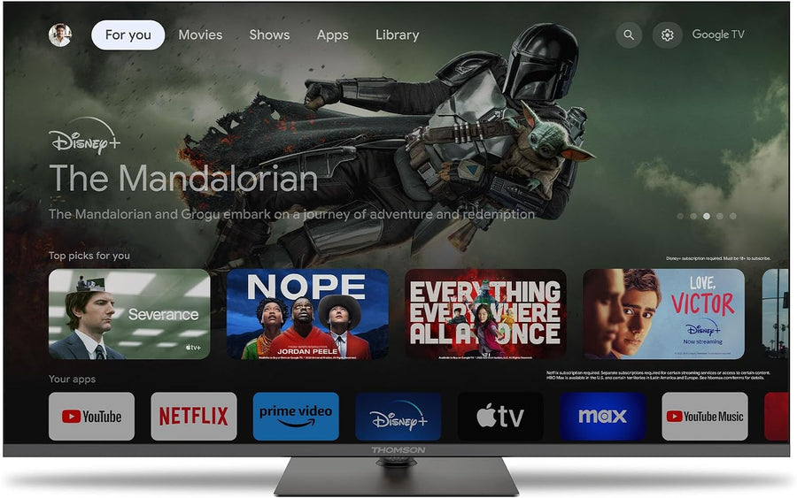Thomson 55" QLED 4K Google TV (55QG5C14)