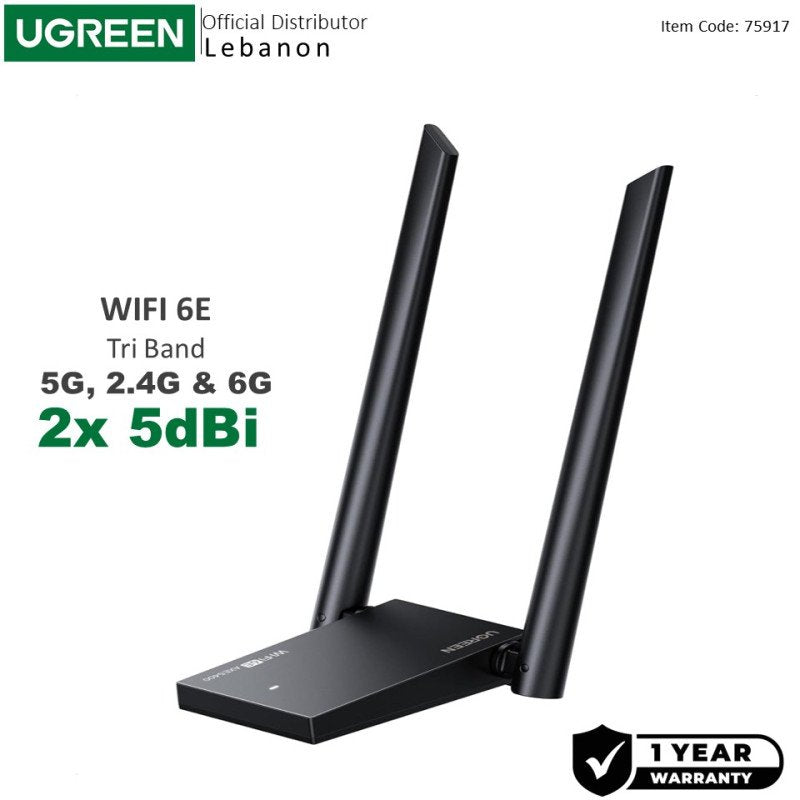 UGREEN AXE5400 WiFi 6E USB Adapter