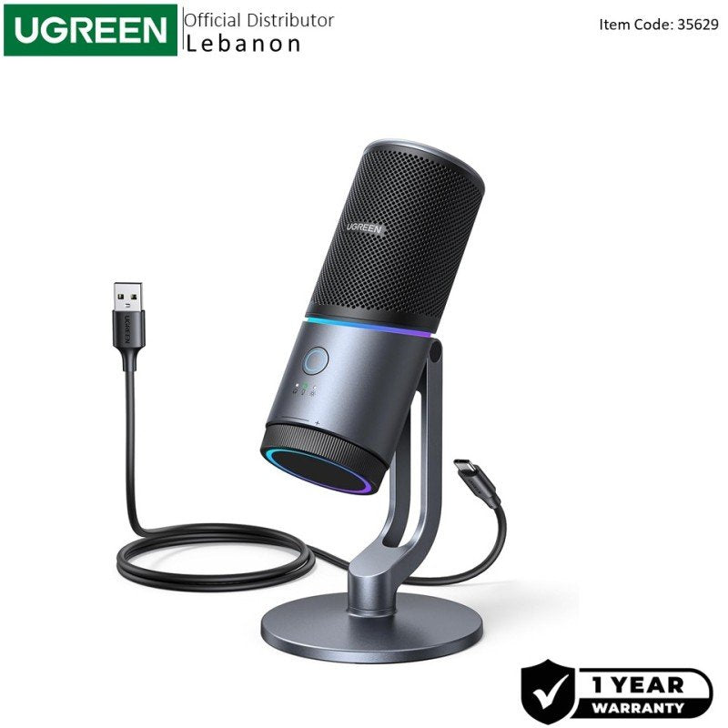 UGREEN USB Microphone with RGB Lights