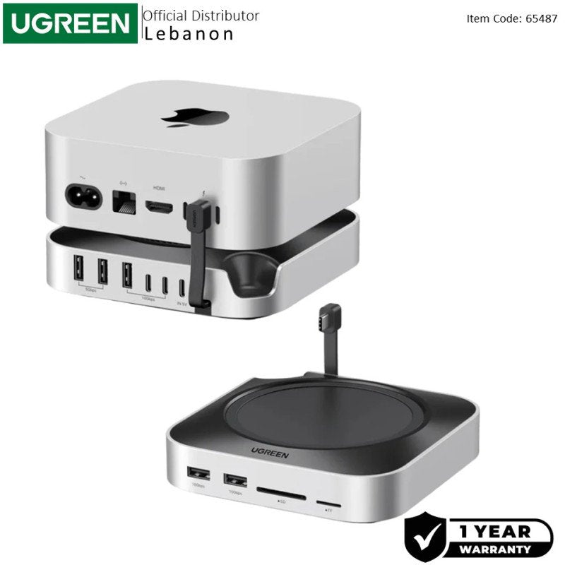 UGREEN CM841 11-in-1 Mac Mini Docking Station with M.2 SSD Enclosure