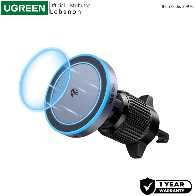 UGREEN Elite 15W Fast Wireless Car Charger
