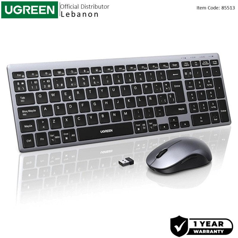 UGREEN Wireless Combo Keyboard & Mouse