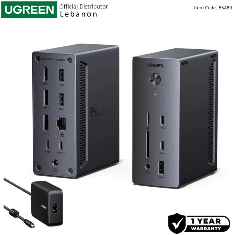 UGREEN Revodok Pro CM843 14-in-1 Triple 4K Docking Station