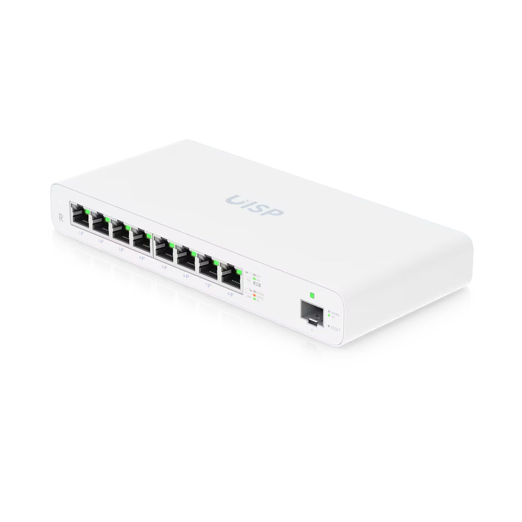Ubiquiti UISP Router (UISP-R) - 8-Port Gigabit PoE Router with SFP view 1