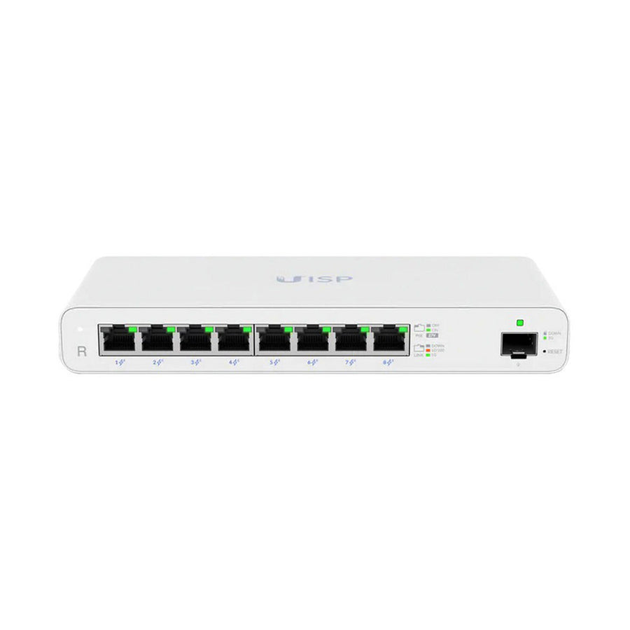 Ubiquiti UISP Router (UISP-R) - 8-Port Gigabit PoE Router with SFP