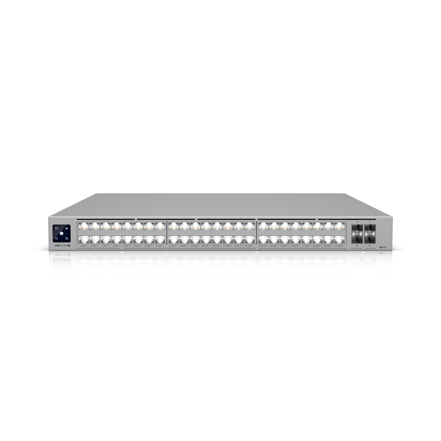Ubiquiti UniFi Pro XG 48 PoE - 48-Port 10GbE Layer 3 PoE+++ Switch with 25G SFP28
