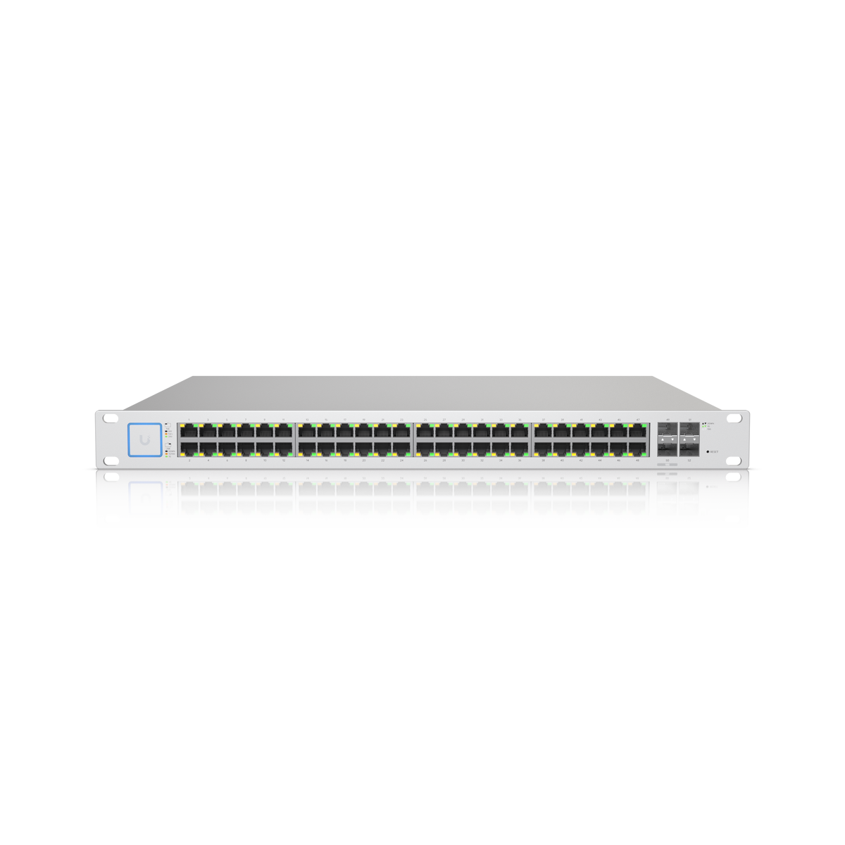 Ubiquiti UniFi Switch 48 PoE (500W) - 48-Port Gigabit PoE+ Managed Switch with 10G SFP+ view 1