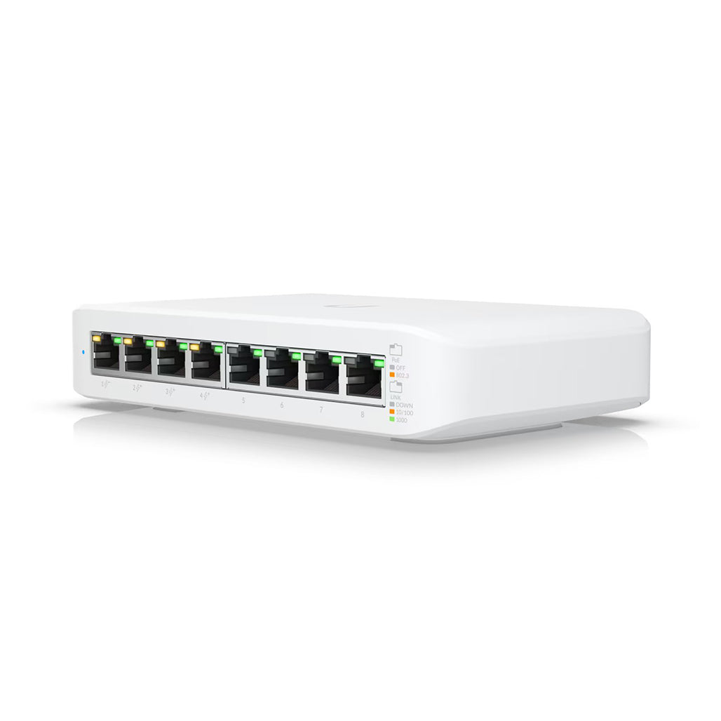 Ubiquiti UniFi Switch Lite 8 PoE - 8-Port Gigabit Managed Switch (52W PoE) view 1