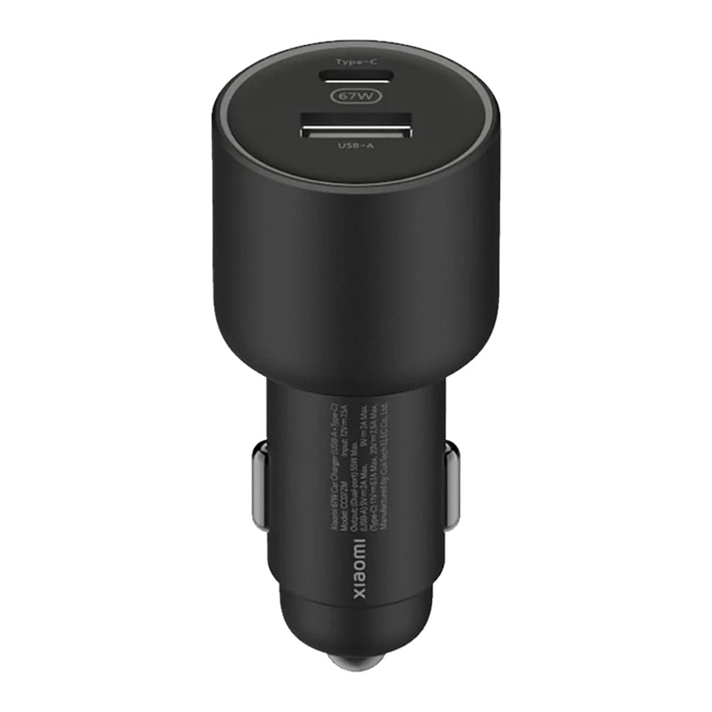 Xiaomi 67W Car Charger (USB-A + Type-C)
