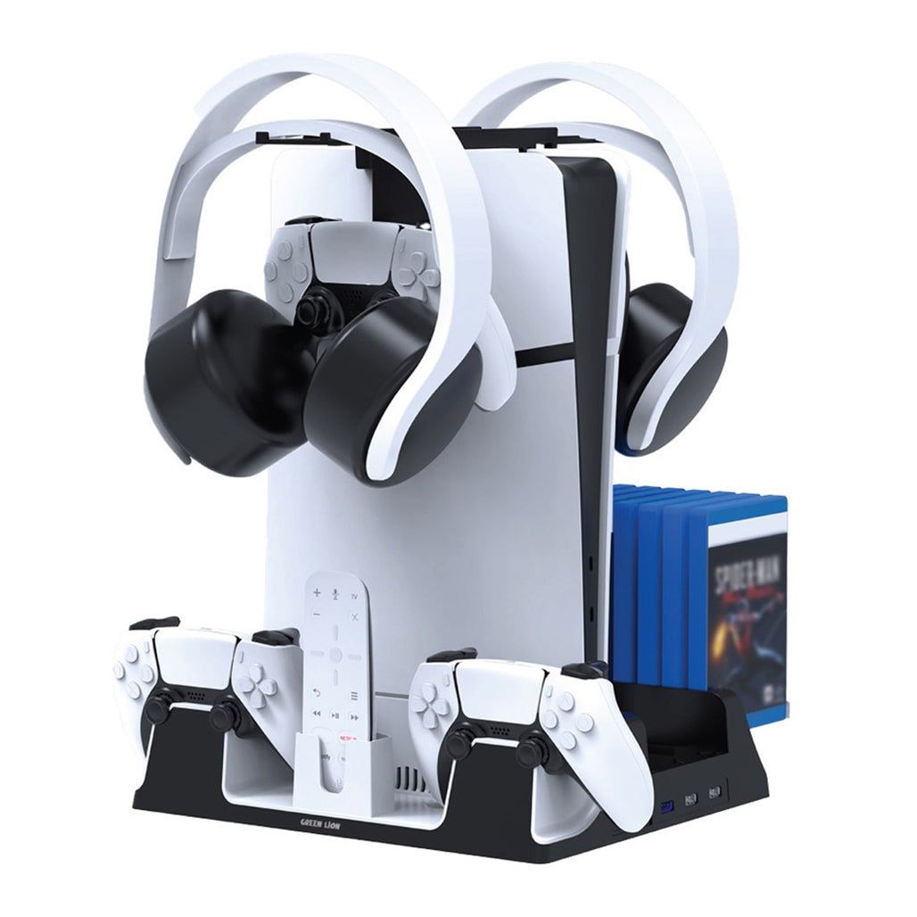 Green Lion PS5 Cooling Stand & Charging Station